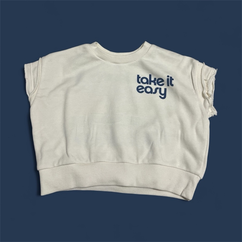 Kids Girl White Graphic Tee and Short Set 12 months $10 - Picture 2 of 5